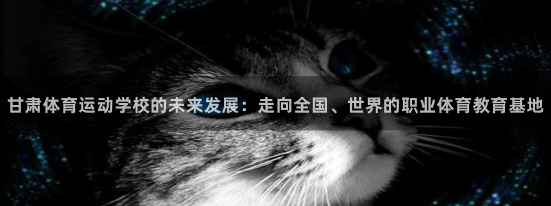三亿体育网：甘肃体育运动学校的未来发展：走向全国、世界的职业体育教育基地